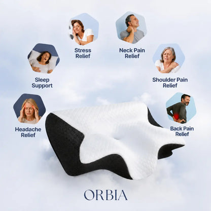 Orbia Cooling Zachte Neksteunkussens, Ergonomische Cervicale Kussens van Traagschuim, Nekondersteuning & Verlicht nek- en schouderpijn