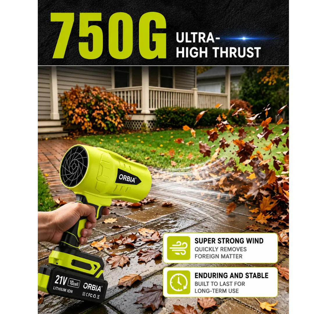 ORBIA RX9 — Cordless Leaf Blower + FREE Battery & Charger