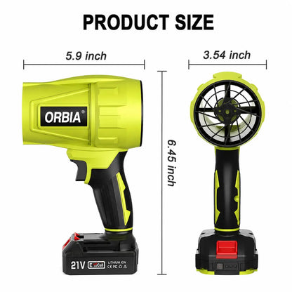 ORBIA RX9 — Cordless Leaf Blower + FREE Battery & Charger
