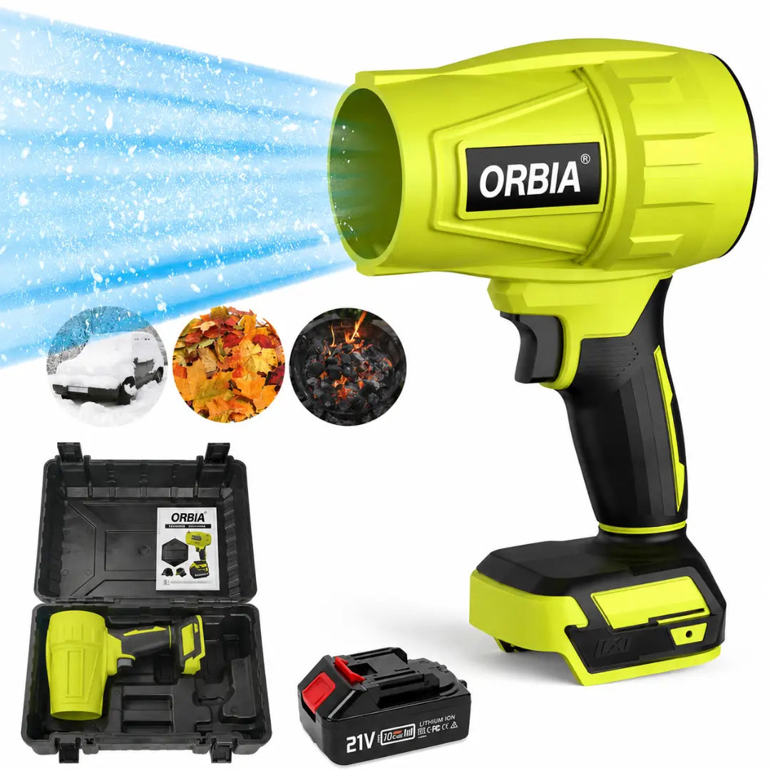 ORBIA RX9 — Draadloze Bladblazer + GRATIS Batterij & Oplader