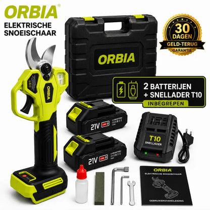 Orbia S26 Elektrische Snoeischaar - Draadloze Accu, Borstelloze Motor, Dubbele Batterij